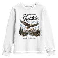 Jackie Bald Eagle Memorial Tribute Youth Sweatshirt Forever Flying High Big Bear California 2012 2026