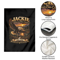 Jackie The Eagle Big Bear Lake California Garden Flag Forever Our Queen And In Our Hearts Wildlife Supports