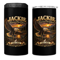 Jackie The Eagle Big Bear Lake California 4 in 1 Can Cooler Tumbler Forever Our Queen And In Our Hearts Wildlife Supports