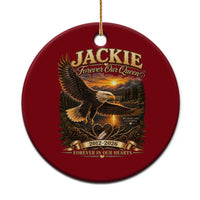 Jackie The Eagle Big Bear Lake California Ceramic Ornament Forever Our Queen And In Our Hearts Wildlife Supports
