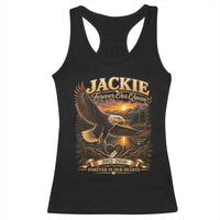 Jackie The Eagle Big Bear Lake California Racerback Tank Top Forever Our Queen And In Our Hearts Wildlife Supports