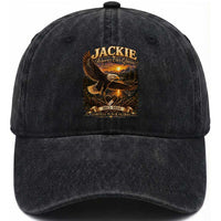 Jackie The Eagle Big Bear Lake California Washed Cotton Baseball Cap Forever Our Queen And In Our Hearts Wildlife Supports