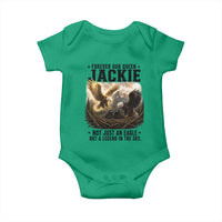 Jackie Bald Eagle Baby Onesie Forever Our Queen Not Just An Eagle But A Legend In The Sky