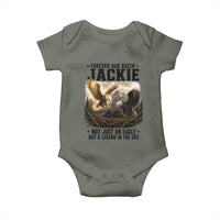 Jackie Bald Eagle Baby Onesie Forever Our Queen Not Just An Eagle But A Legend In The Sky