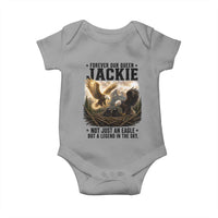 Jackie Bald Eagle Baby Onesie Forever Our Queen Not Just An Eagle But A Legend In The Sky