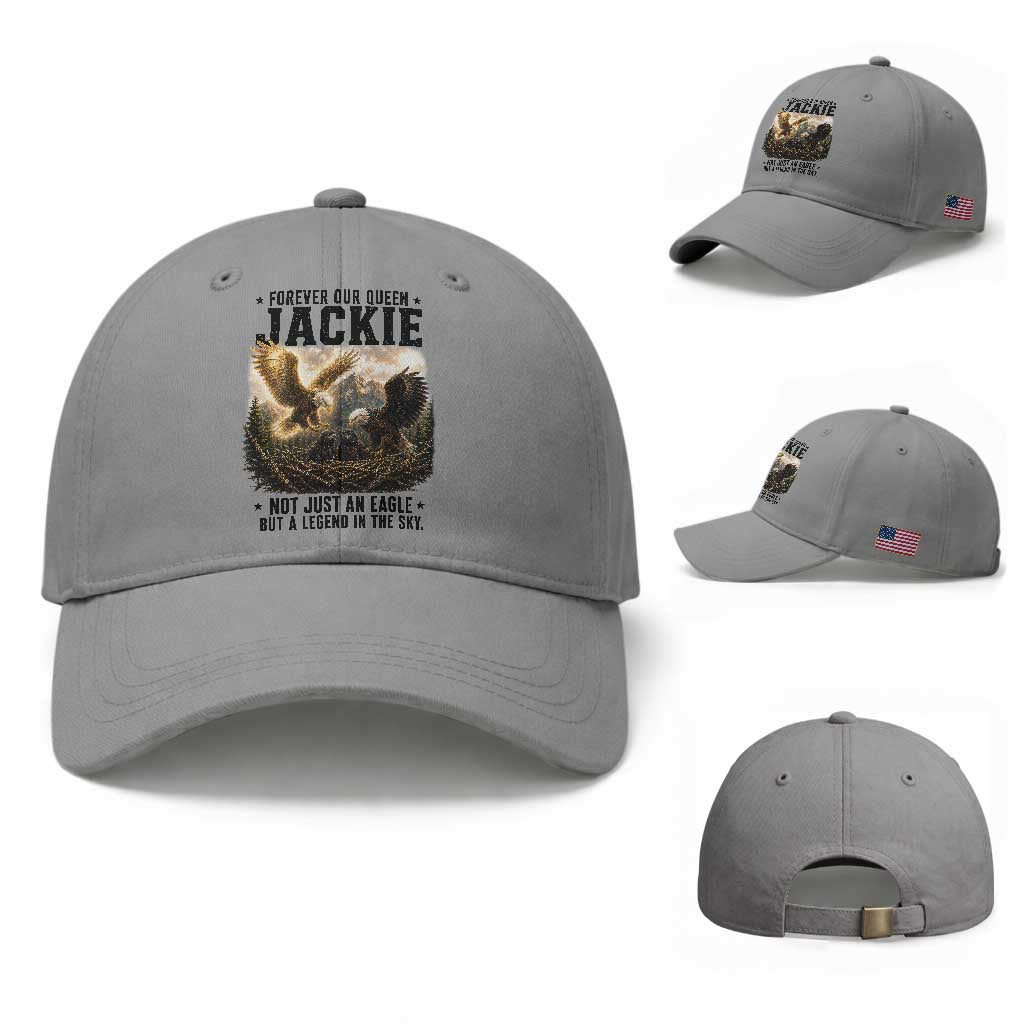 Jackie Bald Eagle Baseball Cap Forever Our Queen Not Just An Eagle But A Legend In The Sky