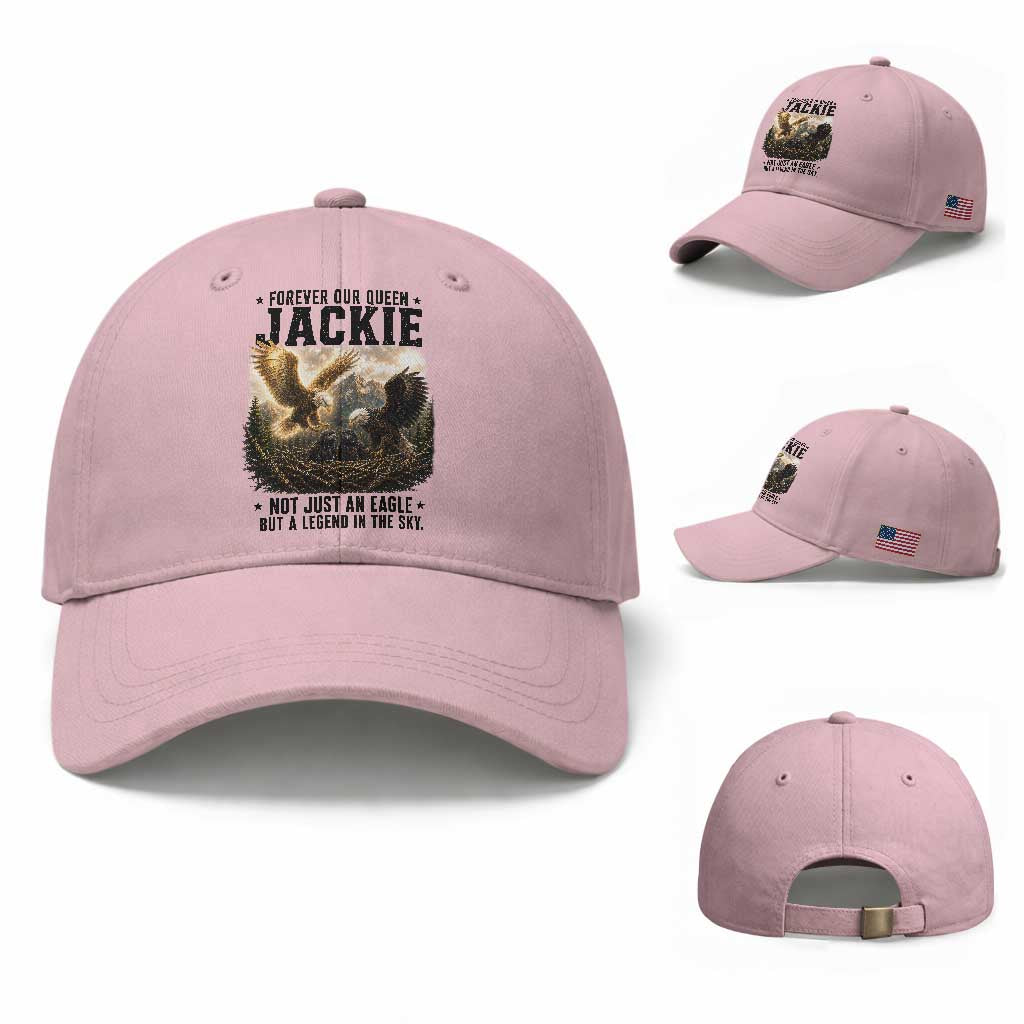 Jackie Bald Eagle Baseball Cap Forever Our Queen Not Just An Eagle But A Legend In The Sky