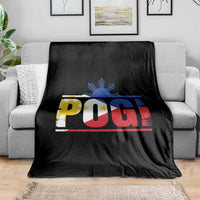 Pogi Filipino Slang Filipino Flag Pinoy Sun And Star Throw Blanket - Wonder Print Shop