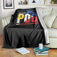 Pogi Filipino Slang Filipino Flag Pinoy Sun And Star Throw Blanket - Wonder Print Shop