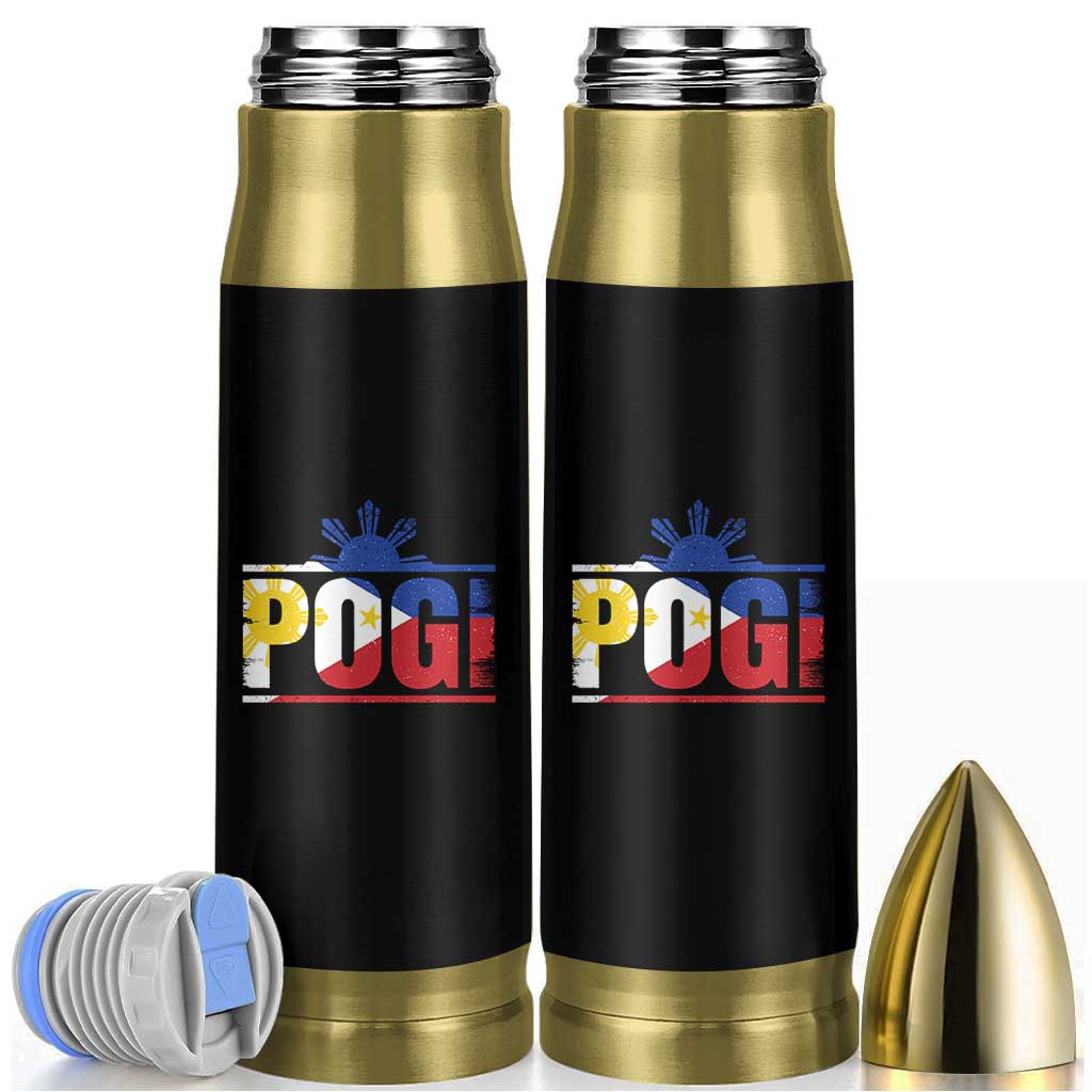 Pogi Filipino Slang Filipino Flag Pinoy Sun And Star Bullet Tumbler - Wonder Print Shop
