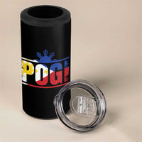 Pogi Filipino Slang Filipino Flag Pinoy Sun And Star 4 in 1 Can Cooler Tumbler - Wonder Print Shop