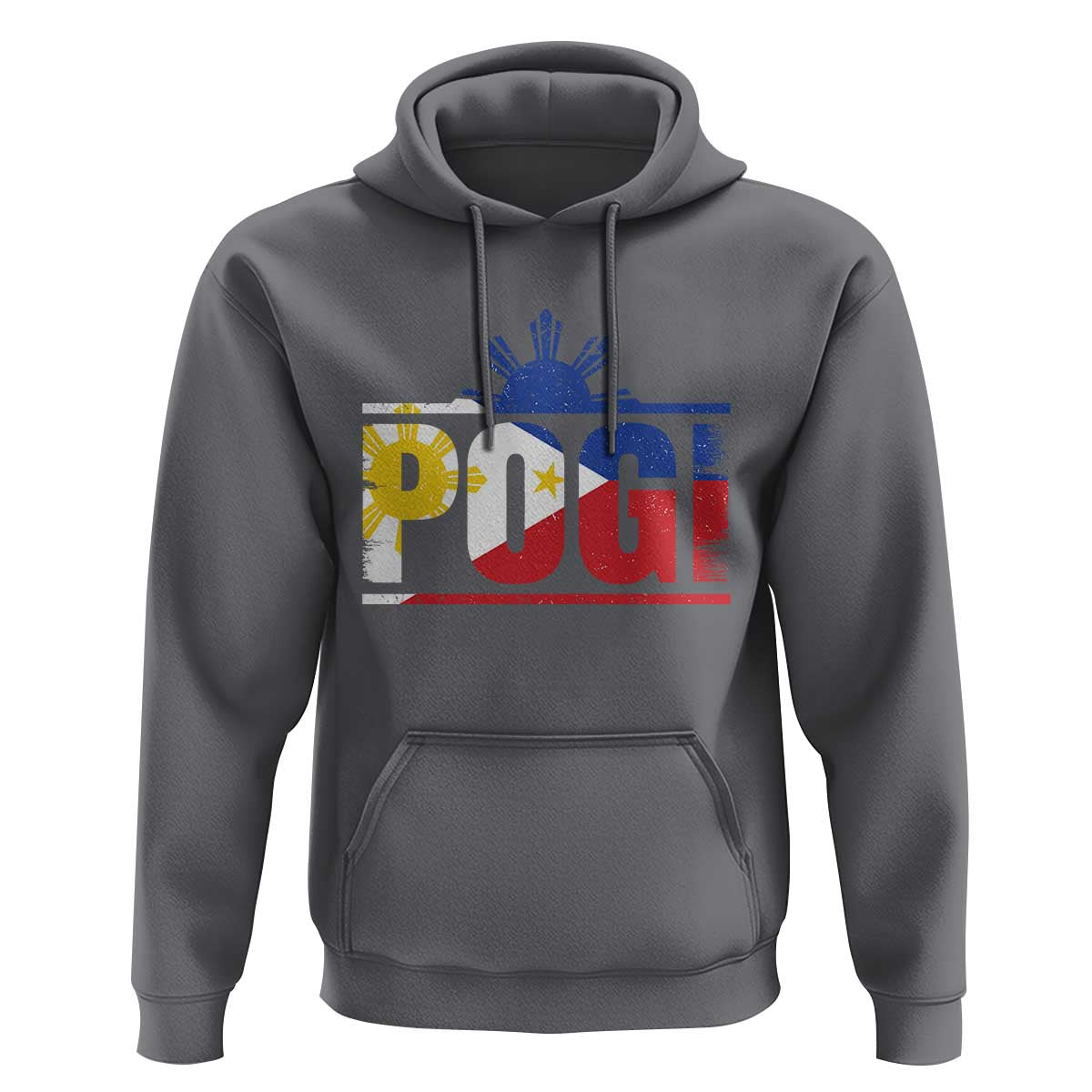 Pogi Filipino Slang Filipino Flag Pinoy Sun And Star Hoodie - Wonder Print Shop