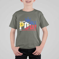 Pogi Filipino Slang Filipino Flag Pinoy Sun And Star T Shirt For Kid - Wonder Print Shop
