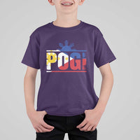 Pogi Filipino Slang Filipino Flag Pinoy Sun And Star T Shirt For Kid - Wonder Print Shop