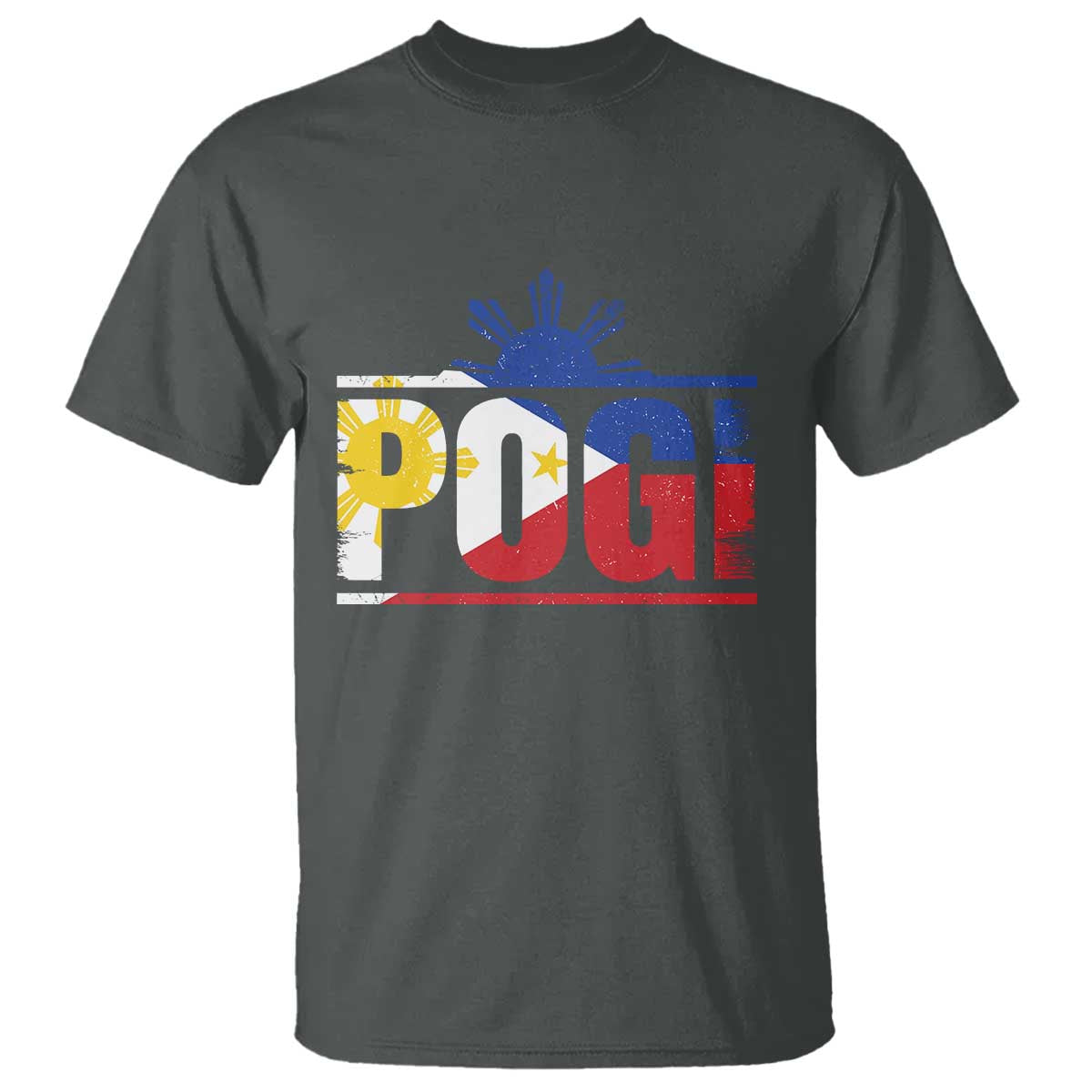 Pogi Filipino Slang Filipino Flag Pinoy Sun And Star T Shirt - Wonder Print Shop