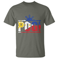 Pogi Filipino Slang Filipino Flag Pinoy Sun And Star T Shirt - Wonder Print Shop