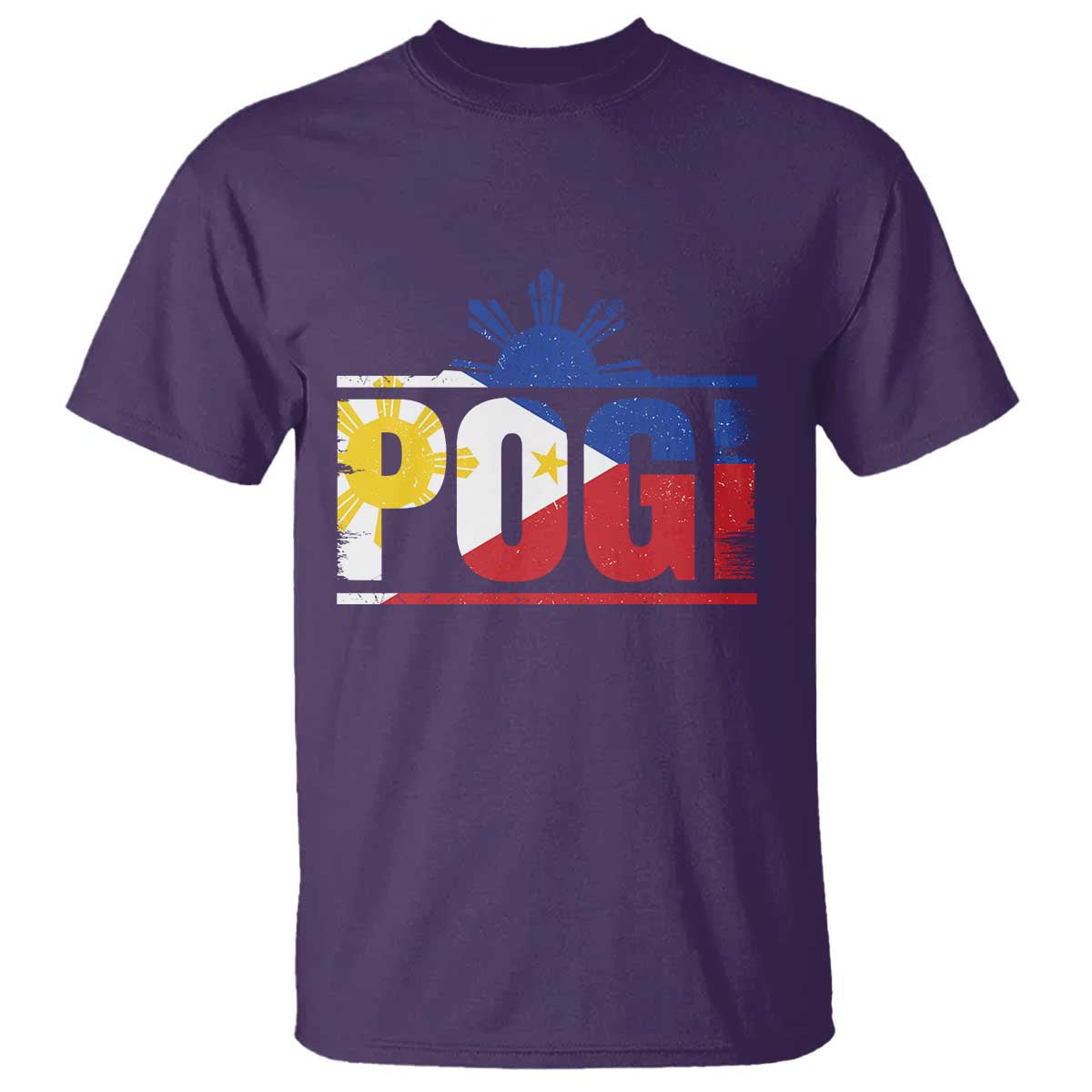 Pogi Filipino Slang Filipino Flag Pinoy Sun And Star T Shirt - Wonder Print Shop