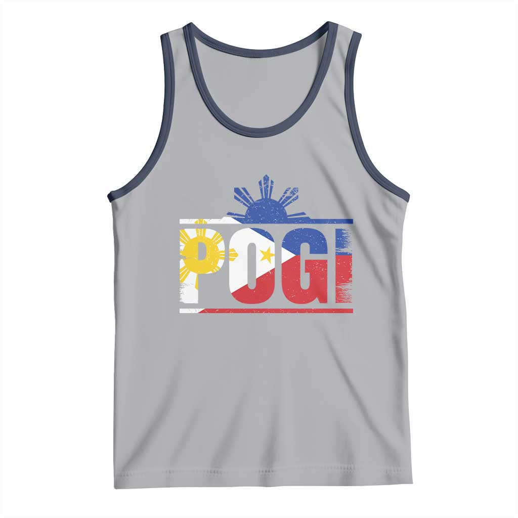 Pogi Filipino Slang Filipino Flag Pinoy Sun And Star Tank Top - Wonder Print Shop
