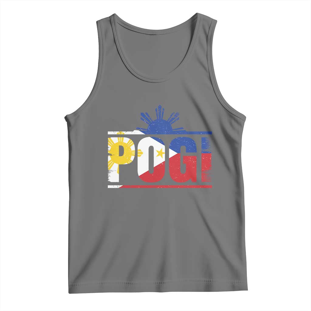 Pogi Filipino Slang Filipino Flag Pinoy Sun And Star Tank Top - Wonder Print Shop