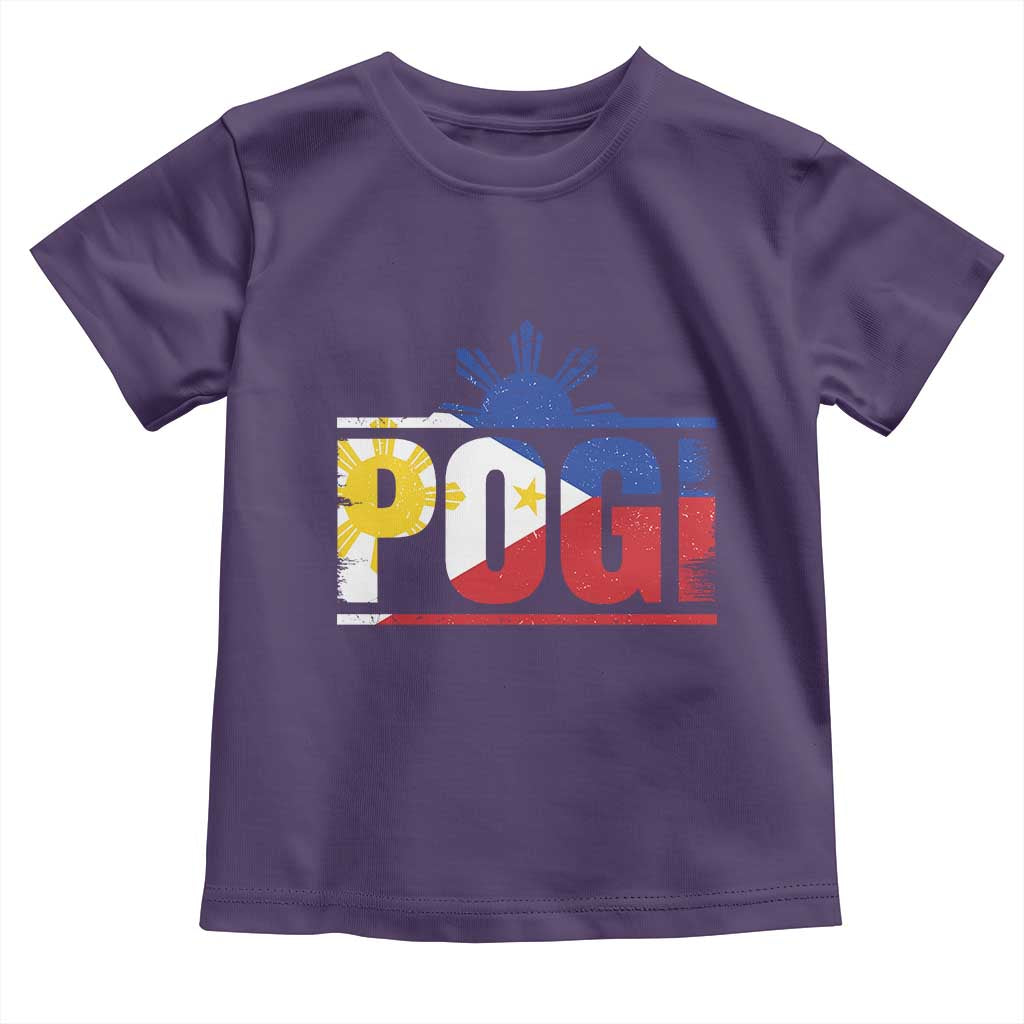 Pogi Filipino Slang Filipino Flag Pinoy Sun And Star Toddler T Shirt - Wonder Print Shop