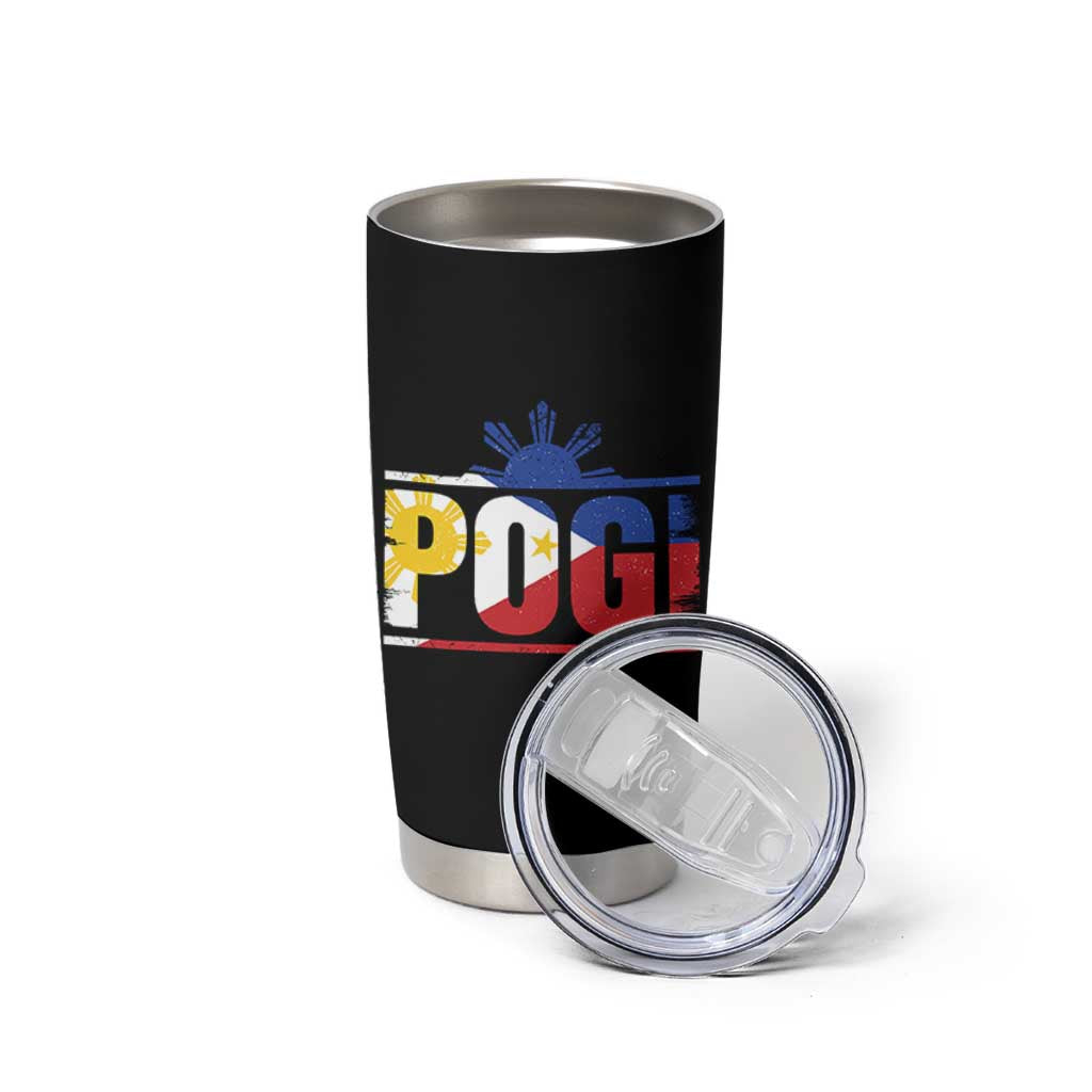 Pogi Filipino Slang Filipino Flag Pinoy Sun And Star Tumbler Cup - Wonder Print Shop