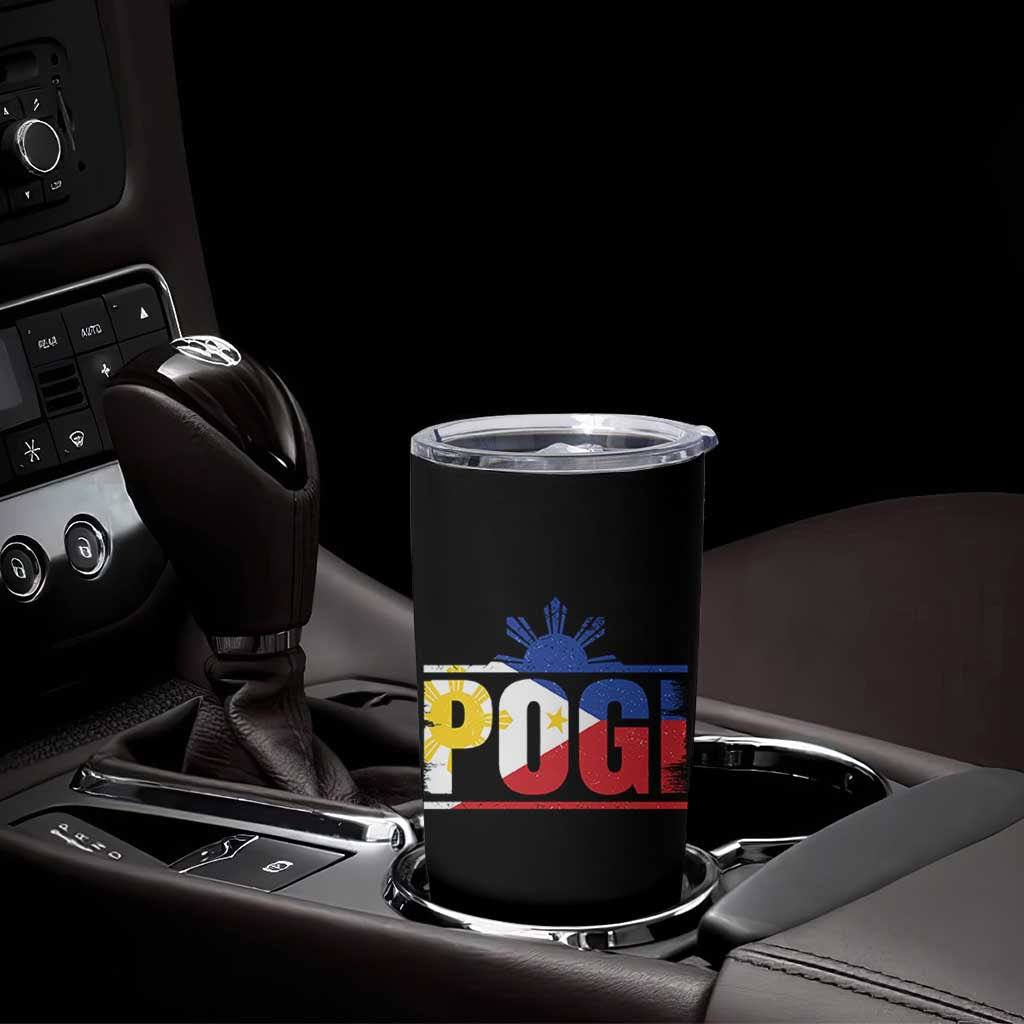 Pogi Filipino Slang Filipino Flag Pinoy Sun And Star Tumbler Cup - Wonder Print Shop