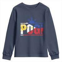 Pogi Filipino Slang Filipino Flag Pinoy Sun And Star Youth Sweatshirt - Wonder Print Shop
