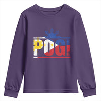 Pogi Filipino Slang Filipino Flag Pinoy Sun And Star Youth Sweatshirt - Wonder Print Shop