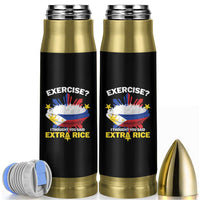 Funny Philippines Bullet Tumbler Exercise I Thought You Said Extra Rice - Wonder Print Shop