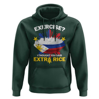 Funny Philippines Hoodie Exercise I Thought You Said Extra Rice - Wonder Print Shop