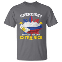 Funny Philippines T Shirt Exercise I Thought You Said Extra Rice - Wonder Print Shop