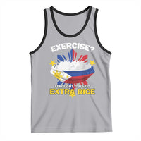 Funny Philippines Tank Top Exercise I Thought You Said Extra Rice - Wonder Print Shop