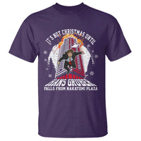 Funny Nakatomi Plaza T Shirt It's Not Christmas Until Hans Gruber Falls From Nakatomi Plaza Explode - Wonder Print Shop