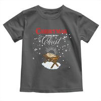 Christmas Begins With Christ Toddler T Shirt Christian Christmas Jesus God