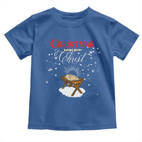 Christmas Begins With Christ Toddler T Shirt Christian Christmas Jesus God
