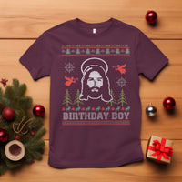 Funny Christian Christmas T Shirt Birthday Boy Jesus God Xmas Tree Angels - Wonder Print Shop