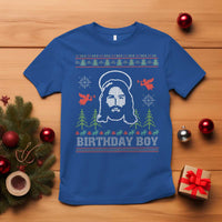 Funny Christian Christmas T Shirt Birthday Boy Jesus God Xmas Tree Angels - Wonder Print Shop