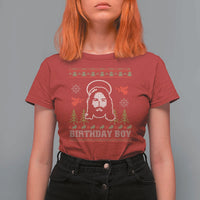 Funny Christian Christmas T Shirt For Women Birthday Boy Jesus God Xmas Tree Angels - Wonder Print Shop