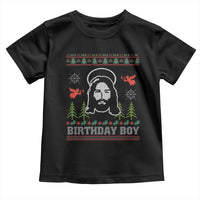 Funny Christian Christmas Toddler T Shirt Birthday Boy Jesus God Xmas Tree Angels