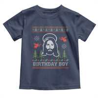 Funny Christian Christmas Toddler T Shirt Birthday Boy Jesus God Xmas Tree Angels