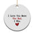 Love You More The End I Win Christmas Ornament Couples Valentine Christmas - Wonder Print Shop