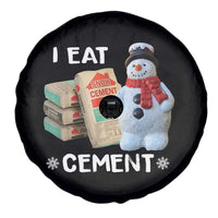 Funny Christmas I Eat Cement Spare Tire Cover Snowman Snow Cement Oddly Specific Dank Meme - Wonder Print Shop