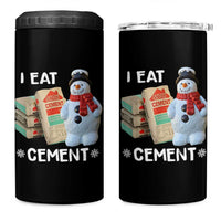 Funny Christmas I Eat Cement 4 in 1 Can Cooler Tumbler Snowman Snow Cement Oddly Specific Dank Meme - Wonder Print Shop