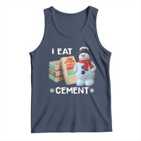 Funny Christmas I Eat Cement Tank Top Snowman Snow Cement Oddly Specific Dank Meme - Wonder Print Shop