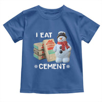 Funny Christmas I Eat Cement Toddler T Shirt Snowman Snow Cement Oddly Specific Dank Meme - Wonder Print Shop