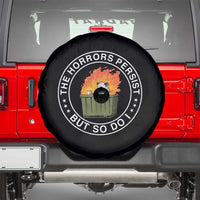 Funny Opossum Spare Tire Cover The Horrors Persist But So Do I Lil Dumpster Fire - Wonder Print Shop