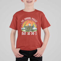 Funny Christmas Opossum T Shirt For Kid The Horrors Persist But So Do I Dumpster Fire Rainbow - Wonder Print Shop