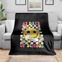 67 Days Of School Throw Blanket Six Seven Meme Student Teacher - Wonder Print Shop