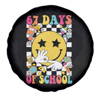 67 Days Of School Spare Tire Cover Six Seven Meme Student Teacher - Wonder Print Shop