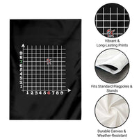 Funny 67 Math Coordinates Christmas Garden Flag Dabbing Santa Teacher Student Six Seven Meme - Wonder Print Shop